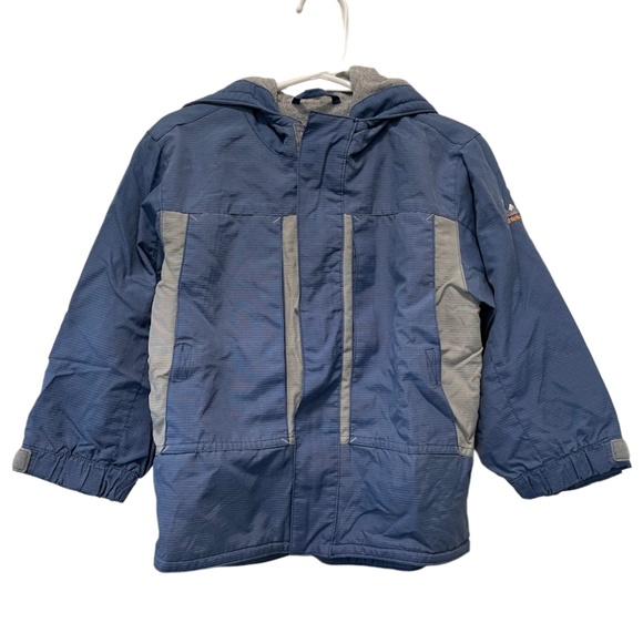 GAP Other - Gap Blue and Grey Raincoat Windbreaker with Fleece Lining Size 4